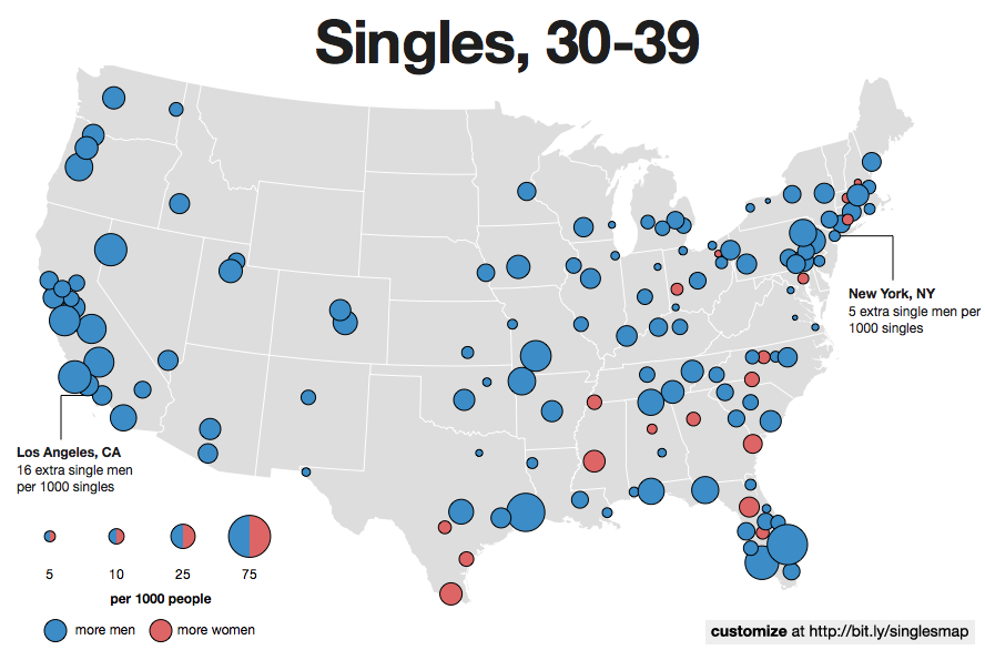 What state has the highest ratio of women to men?