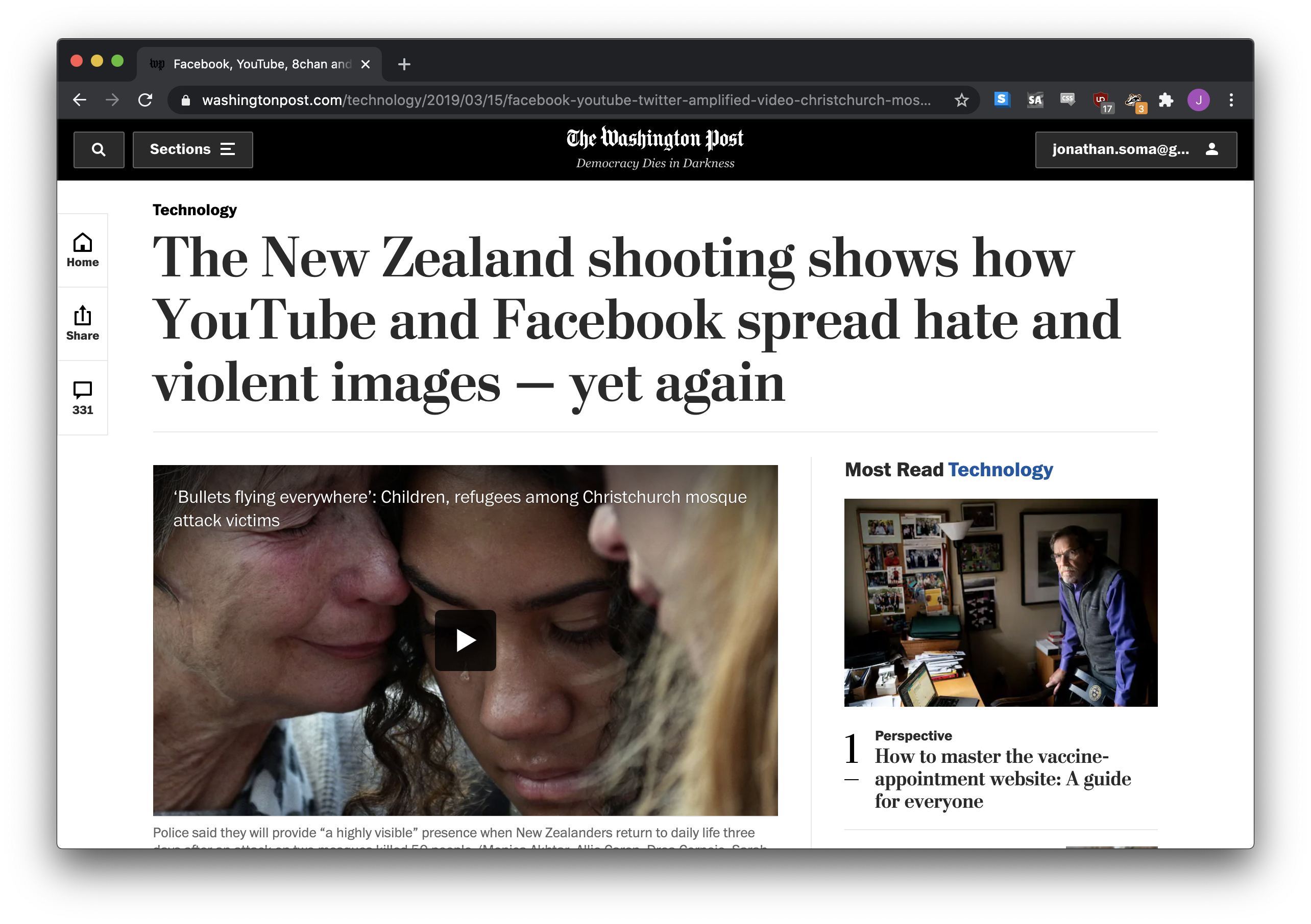 How well does YouTube police its content, and what kind of content is policed?